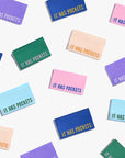 6 Woven Labels - It Has Pockets