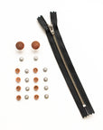 Jeans Hardware Set - Zipper Fly