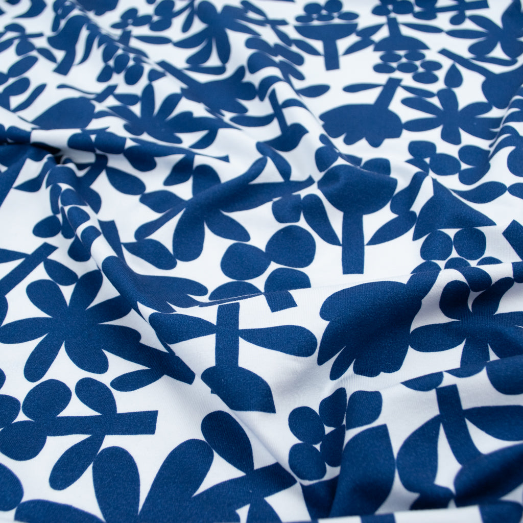 Jennifer Bouron - Cotton Jersey - Messy Flowers