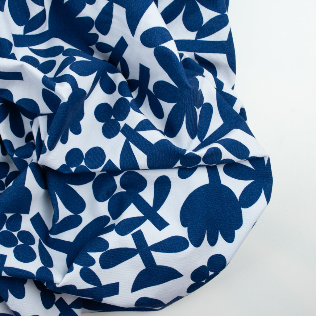 Jennifer Bouron - Cotton Jersey - Messy Flowers