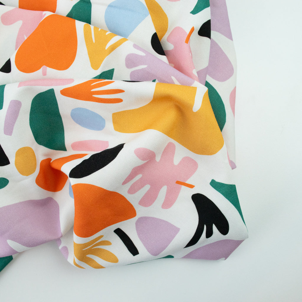 Jennifer Bouron - Cotton Viscose Twill - Jungle Pop