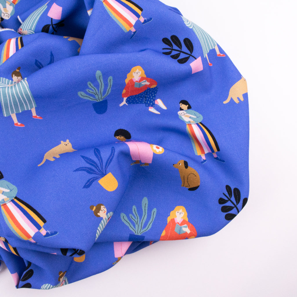 Jennifer Bouron - Cotton Viscose Twill - Cat People