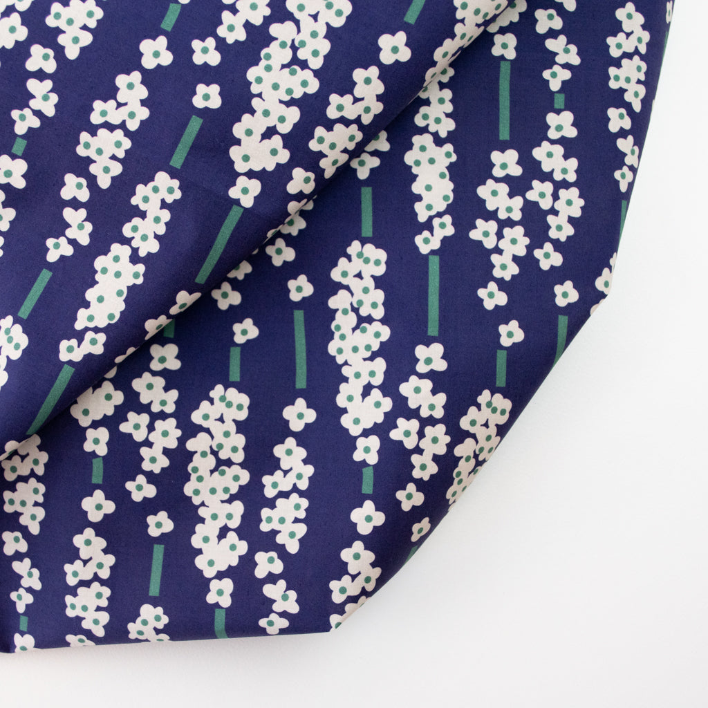 Jessica Nielsen - Cotton Lawn - Purple Blossoms