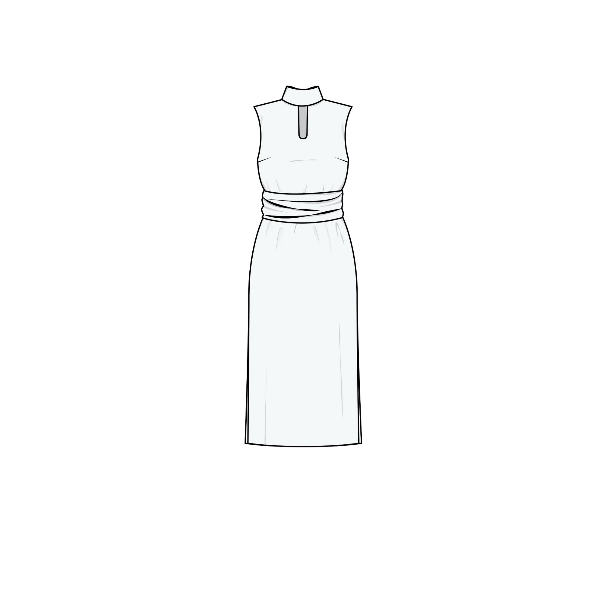 PDF Pattern - Keyhole Dress | Puff and Pencil