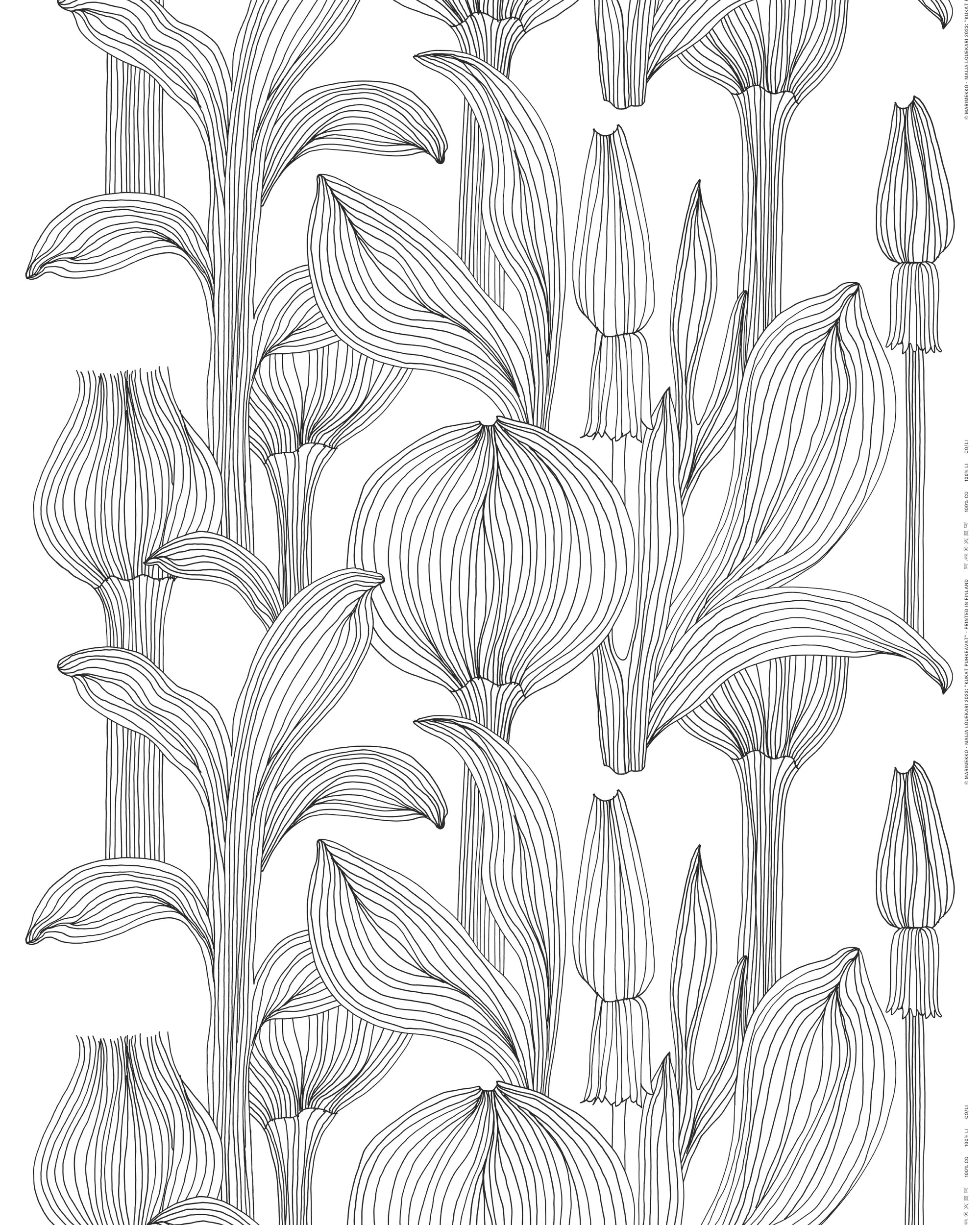 Marimekko - Kukat Puhkeavat- Organic Cotton
