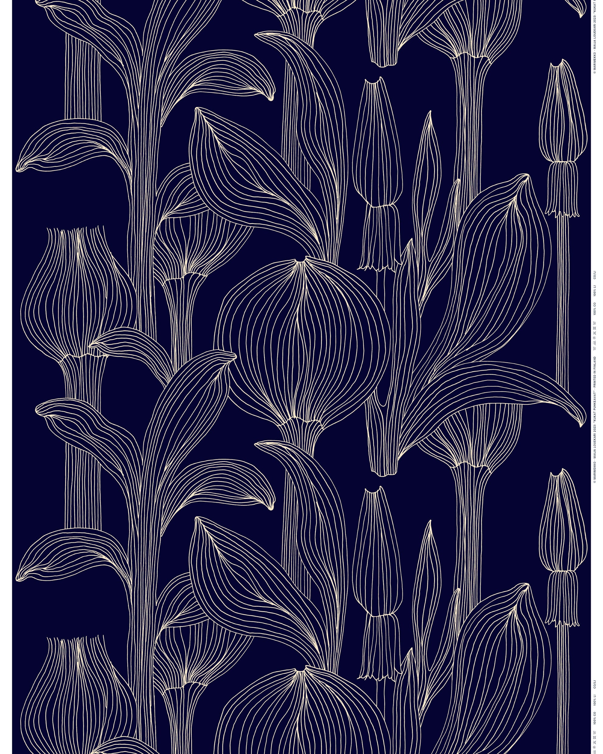 Marimekko - Kukat Puhkeavat - Organic Heavy Weight Sateen