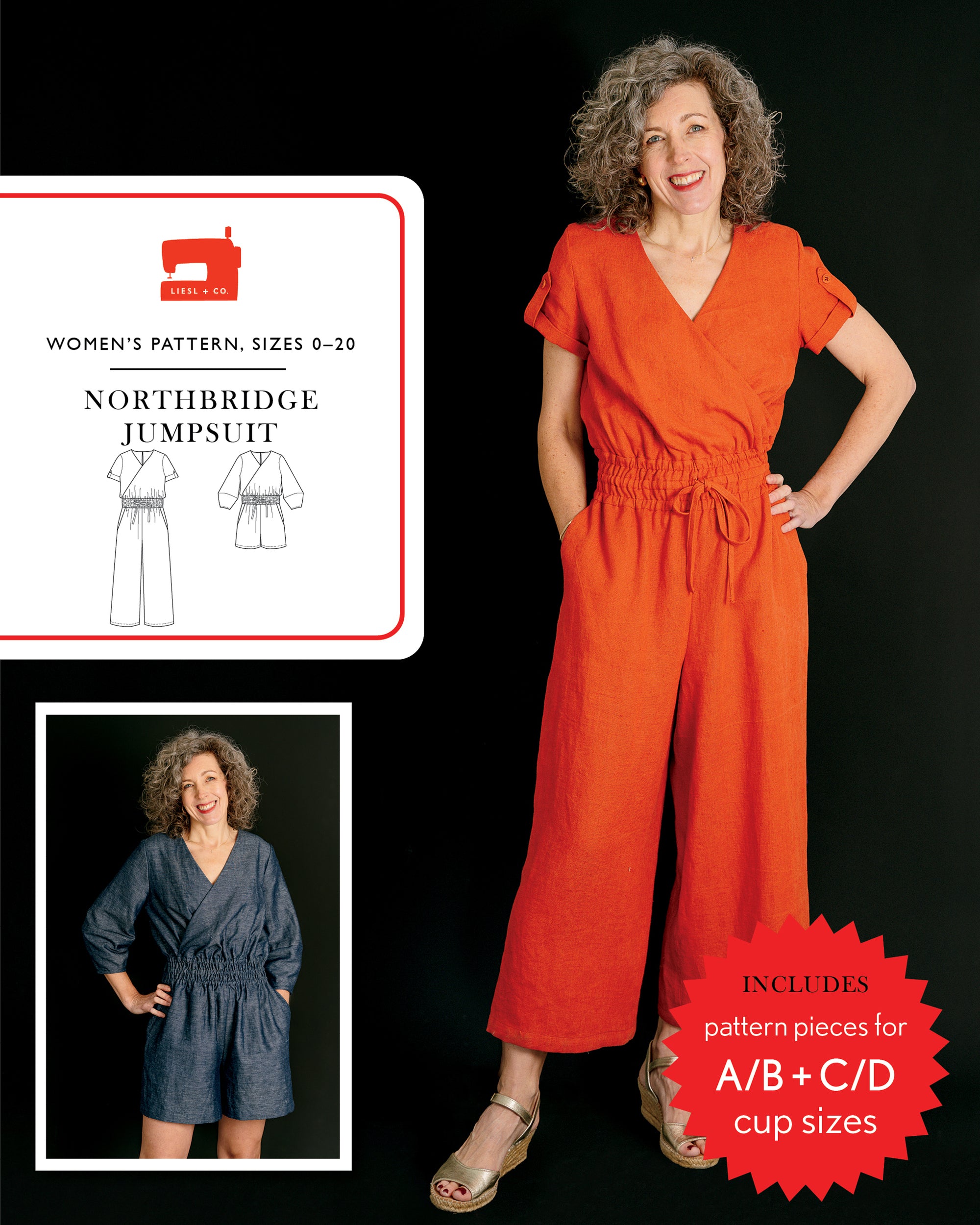 PDF Pattern - Northbridge Jumpsuit | Liesl + Co