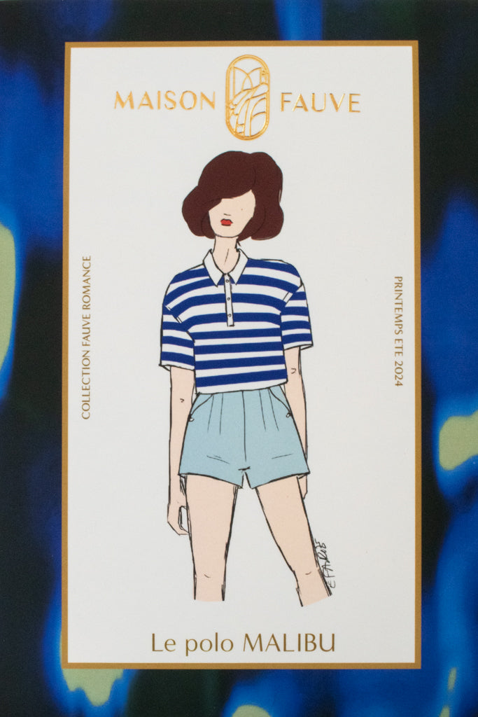 Malibu Polo - Sewing Pattern | Maison Fauve