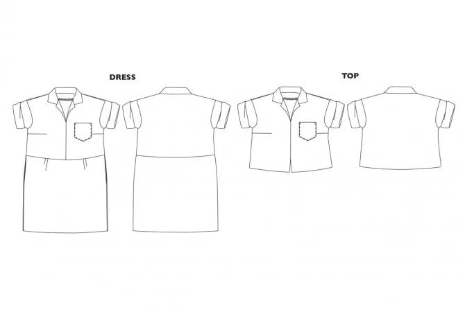 PDF Pattern - Factory Dress | Merchant & Mills