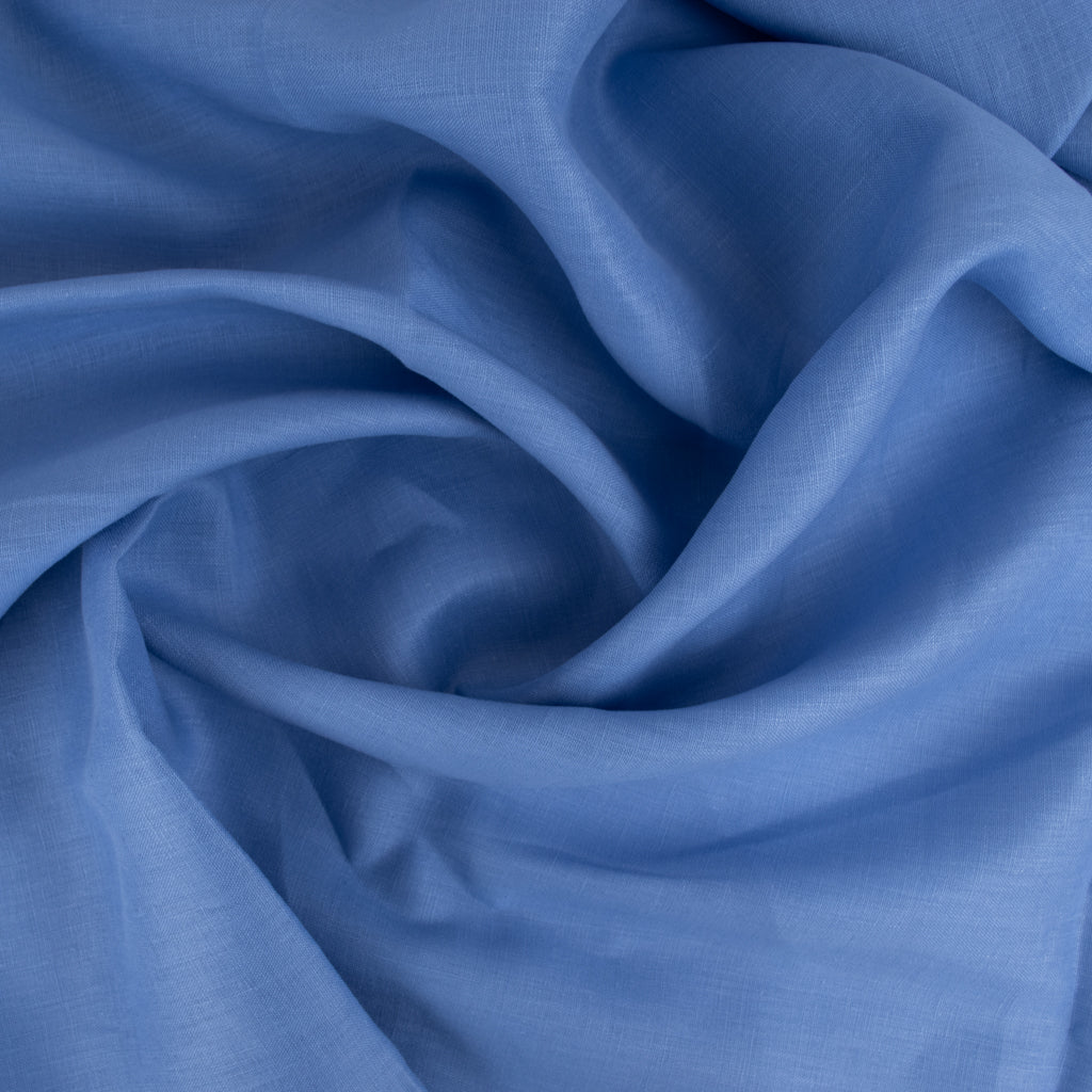 Smooth Crisp Linen - Cornflower Blue