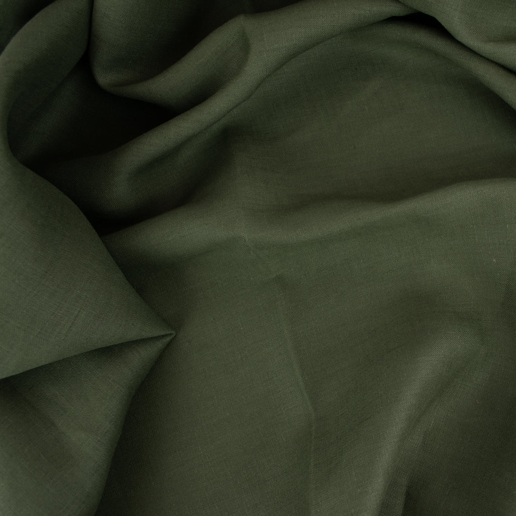 Smooth Crisp Linen - Khaki