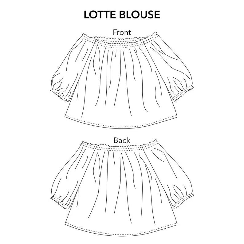 PDF Pattern - Lotte Blouse | Anna Allen Clothing