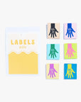 6 Woven Labels - Made Multicolour