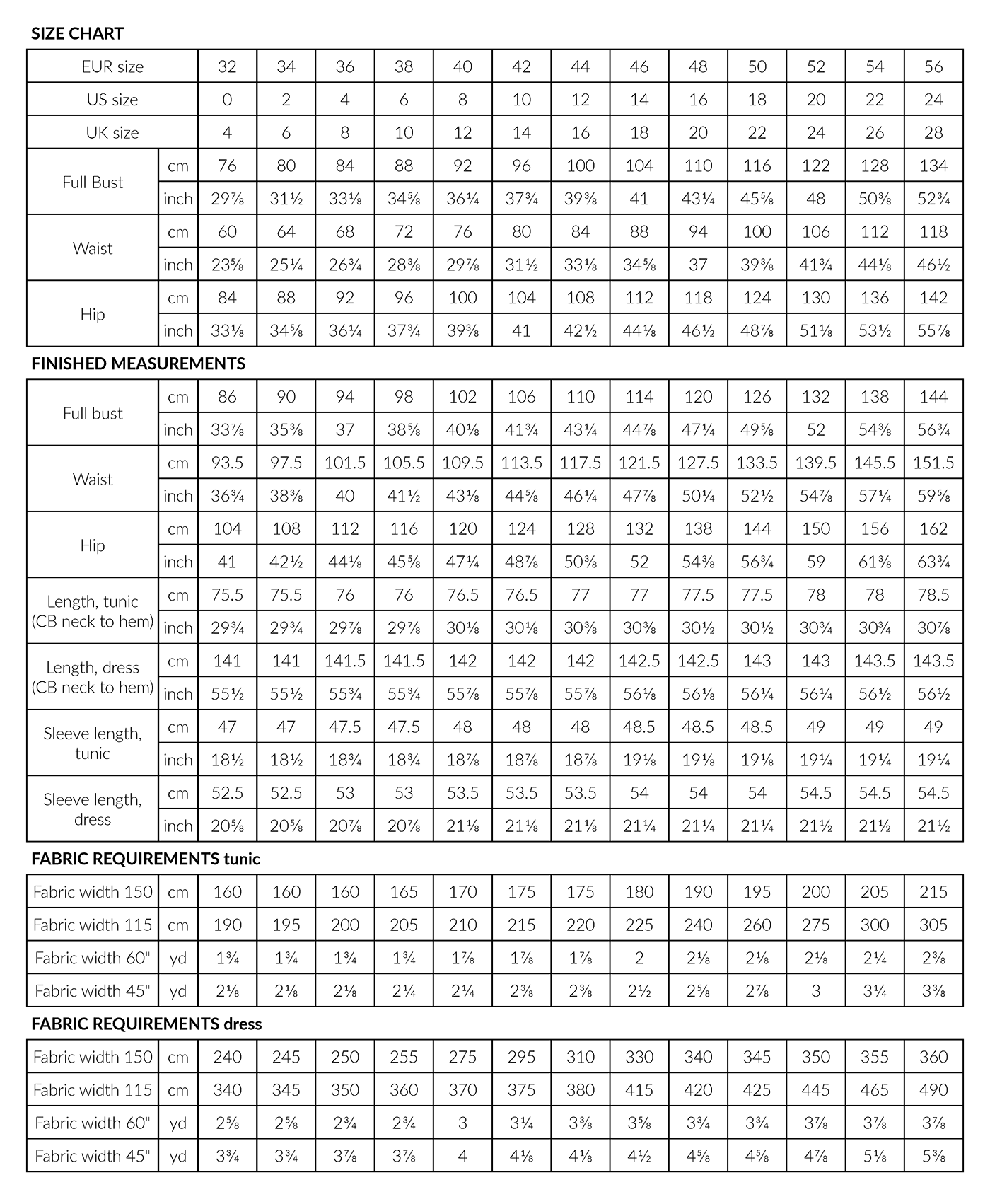 PDF Pattern - Maite Tunic and Dress | Named Clothing