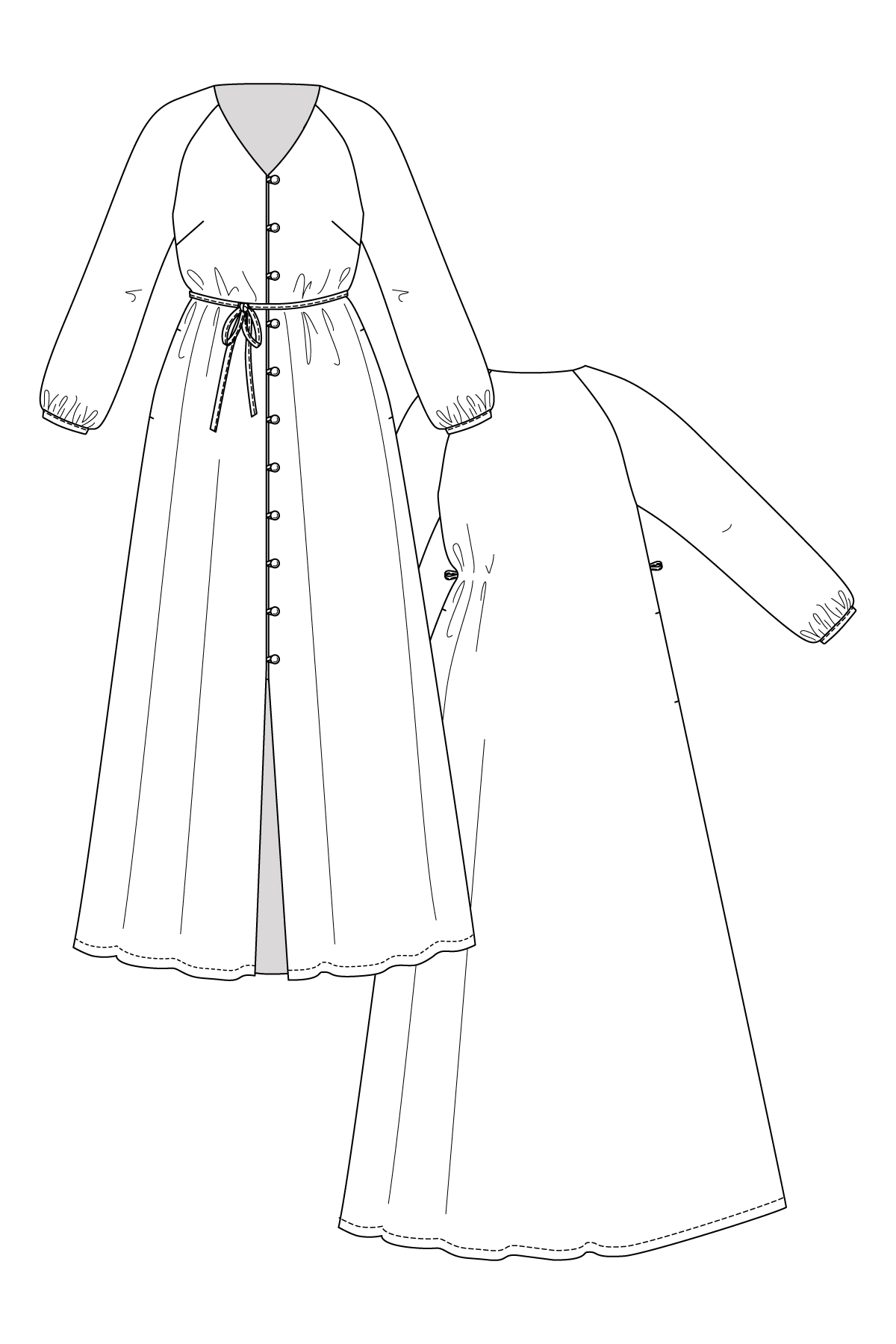 PDF Pattern - Maite Tunic and Dress | Named Clothing