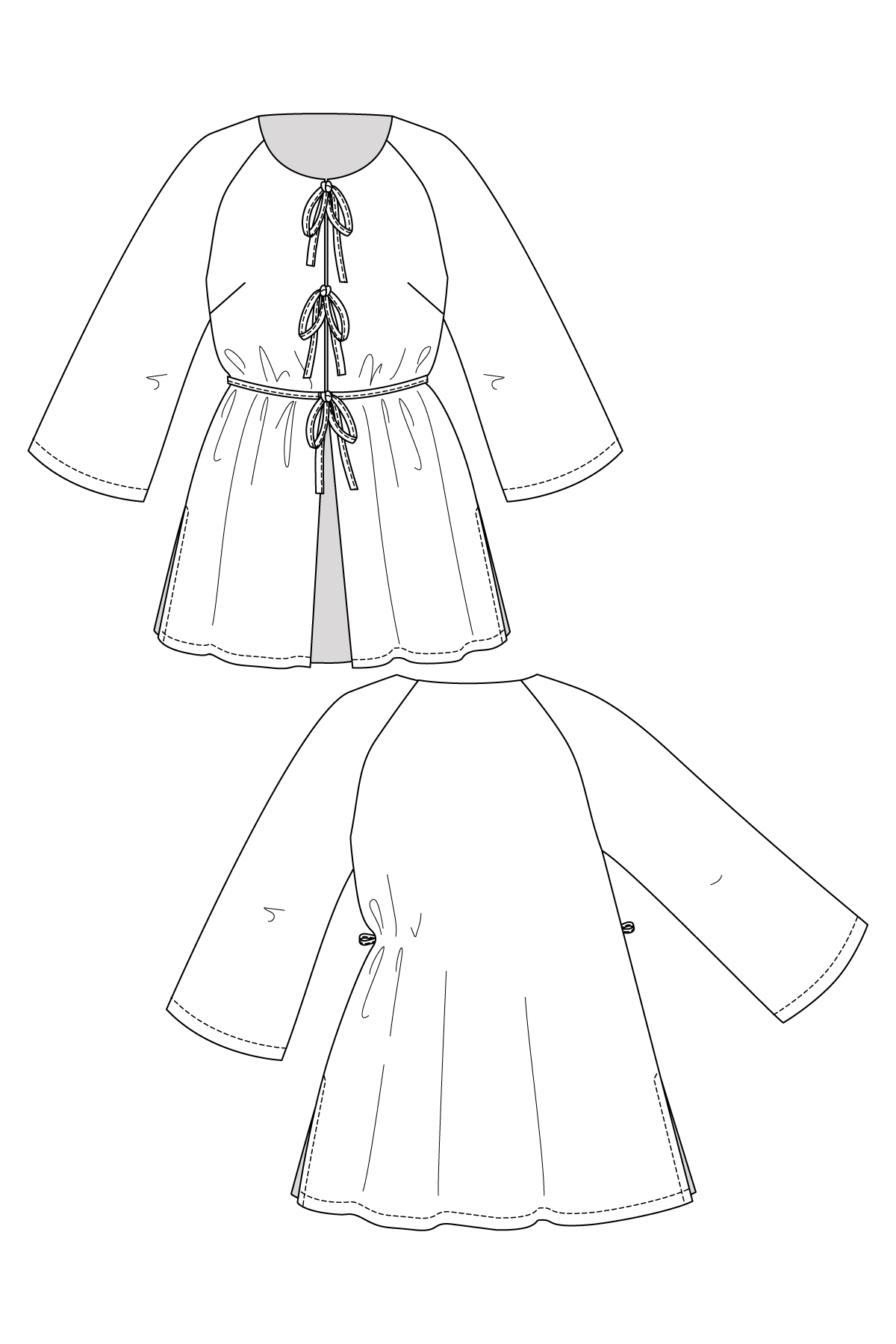 PDF Pattern - Maite Tunic and Dress | Named Clothing