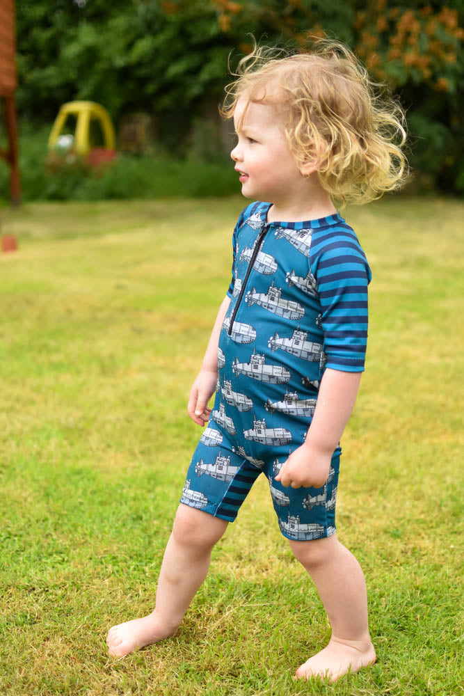PDF Pattern - Sunshine Swim Romper | Waves & Wild