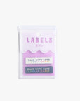 6 Woven Labels - Made with Love + Swear Words