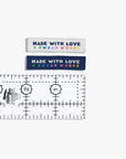 6 Woven Labels - Made with Love + Swear Words