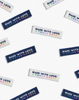6 Woven Labels - Made with Love + Swear Words