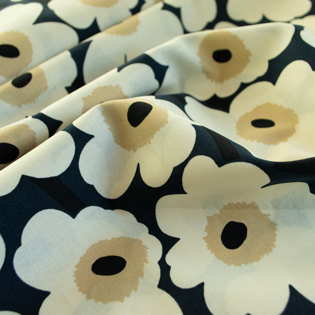 Marimekko - Mini Unikko - Cotton - Navy