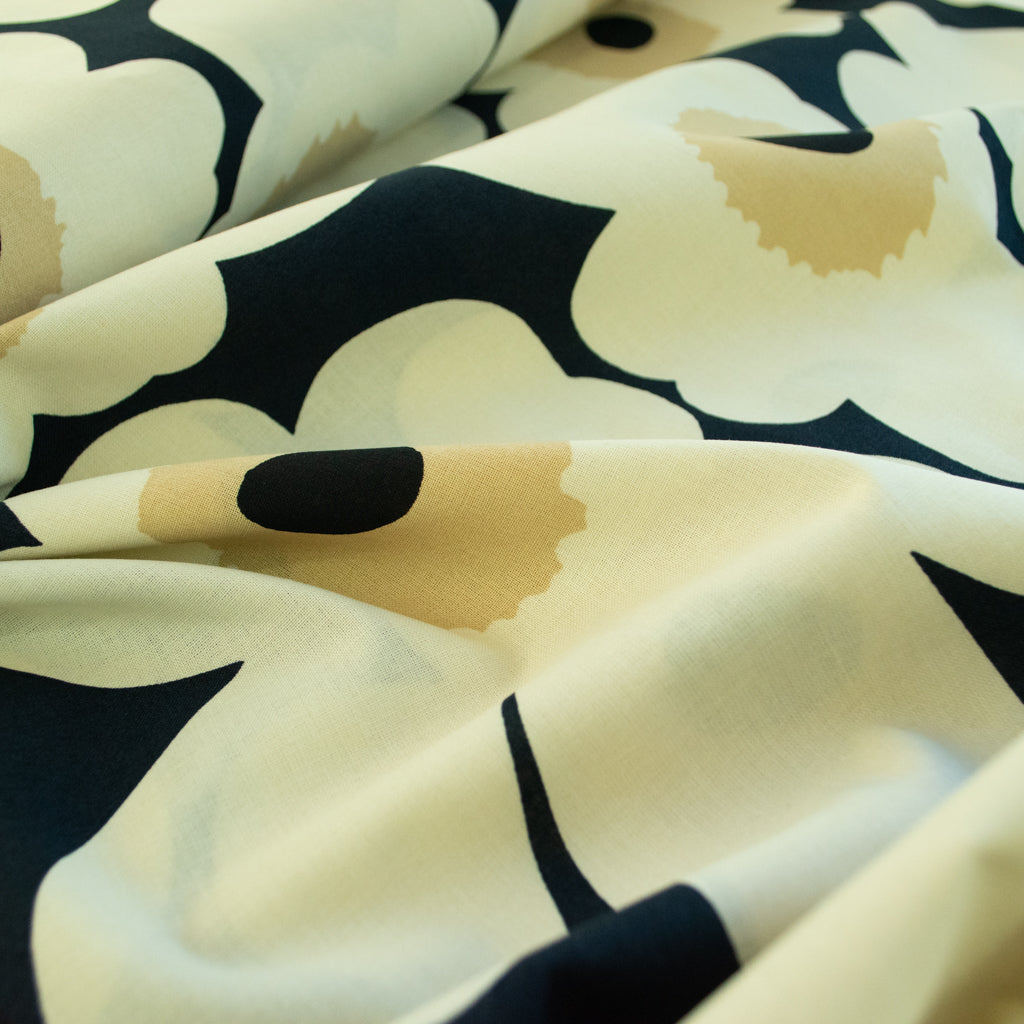 Marimekko - Pieni Unikko - Cotton - Navy