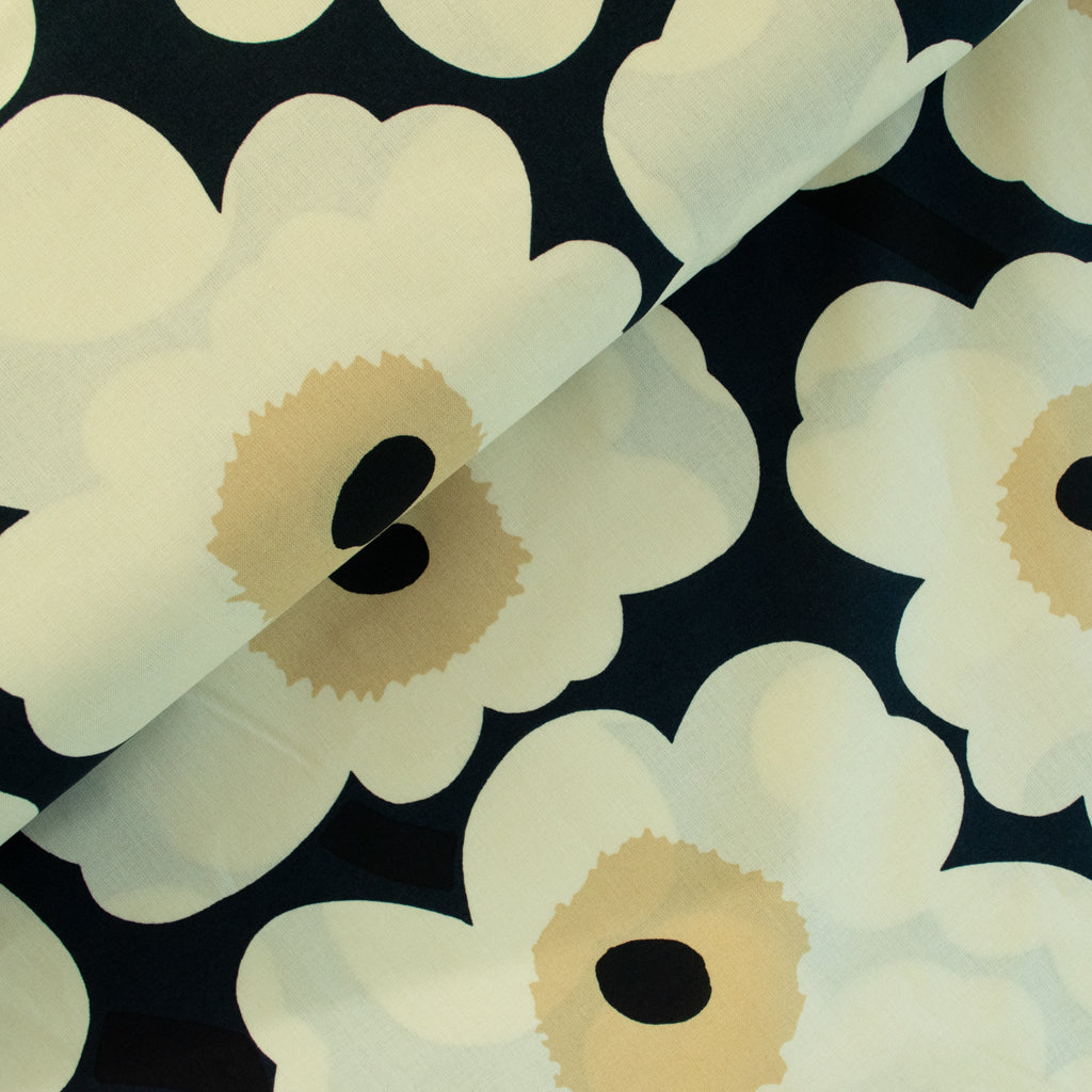 Marimekko - Pieni Unikko - Cotton - Navy
