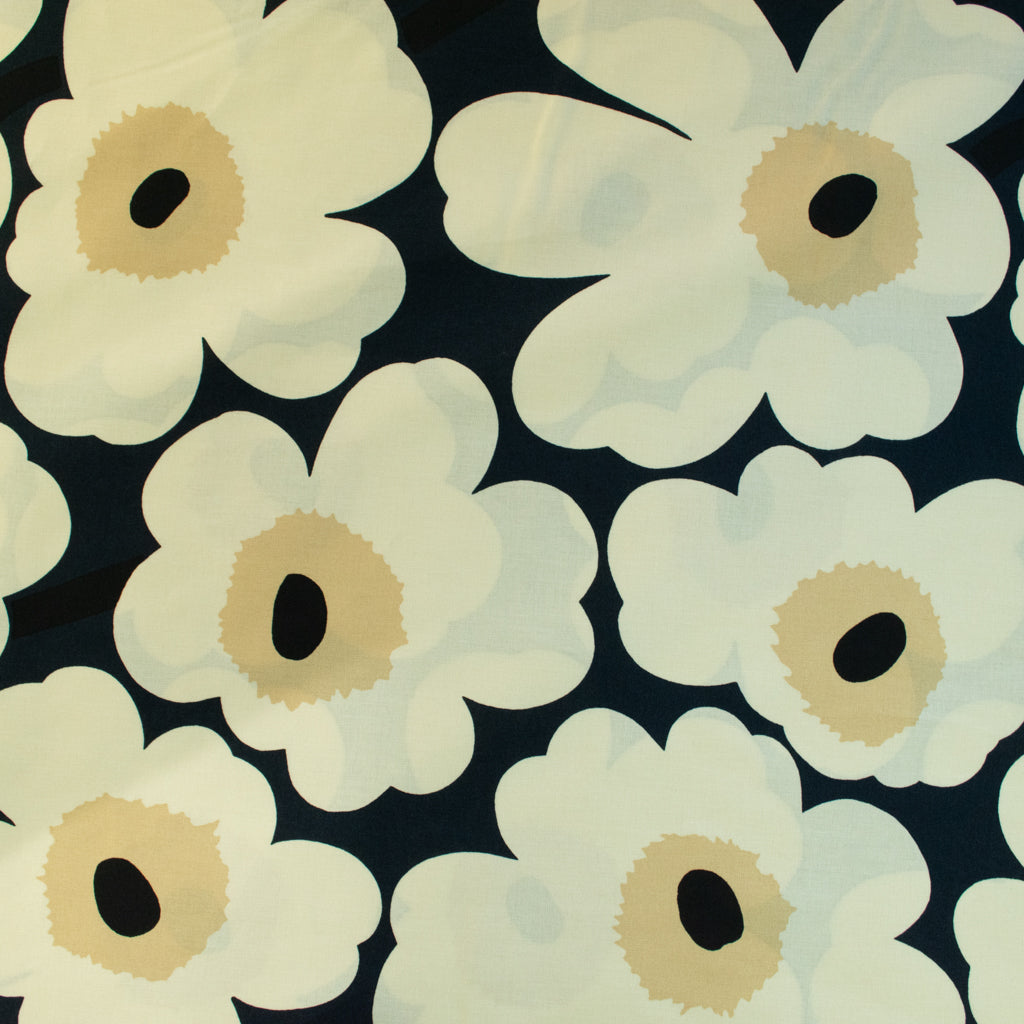 Marimekko - Pieni Unikko - Cotton - Navy