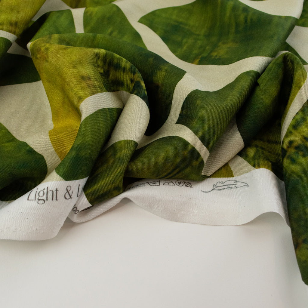 Light & Lush - Viscose Twill - Meadow Stones