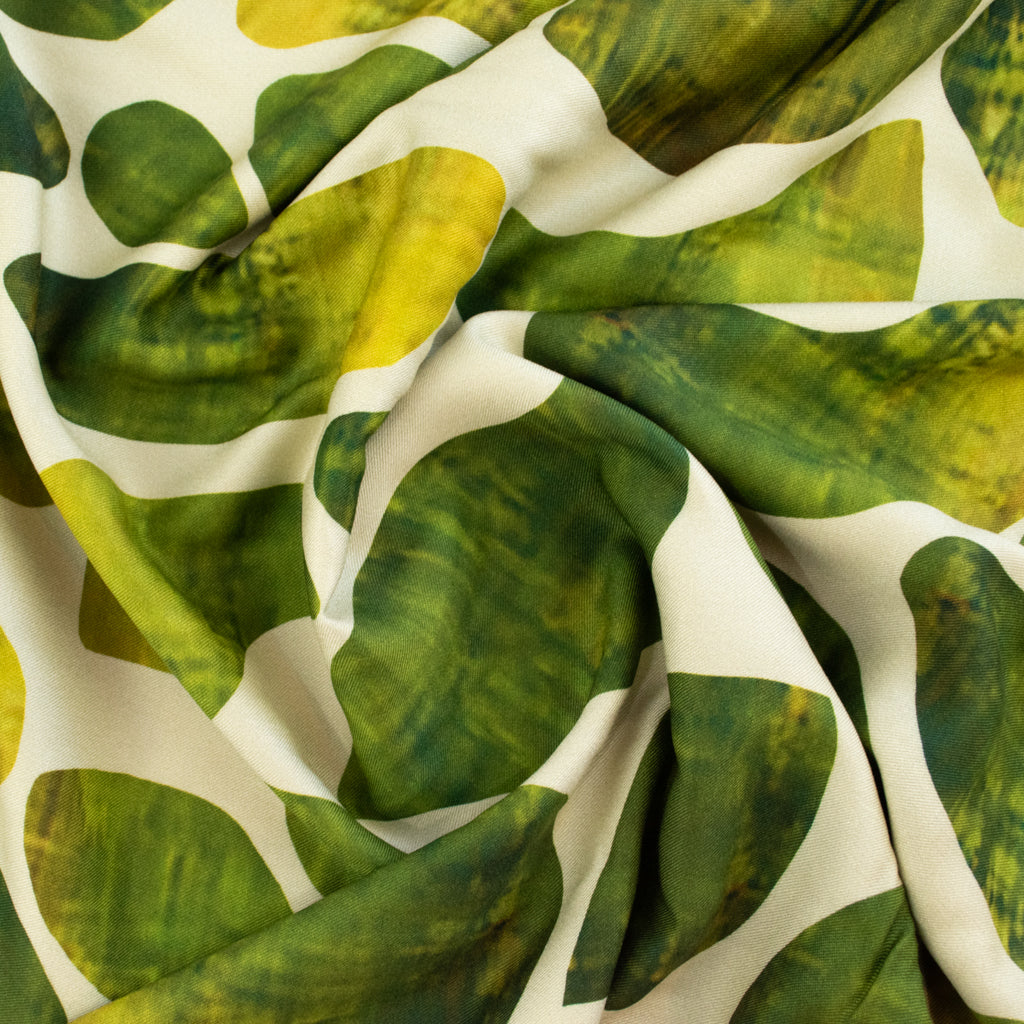 Light & Lush - Viscose Twill - Meadow Stones