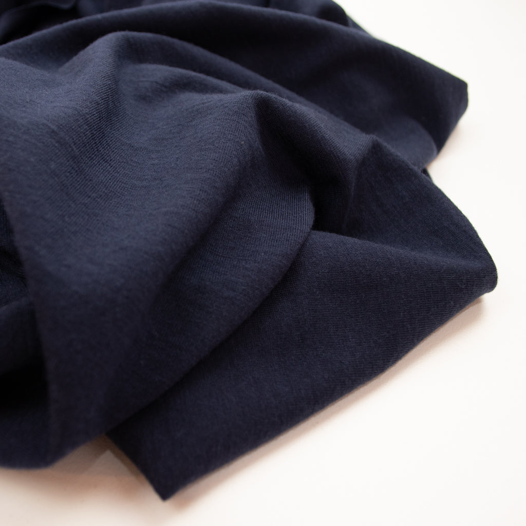 Australian Merino Jersey - Indigo