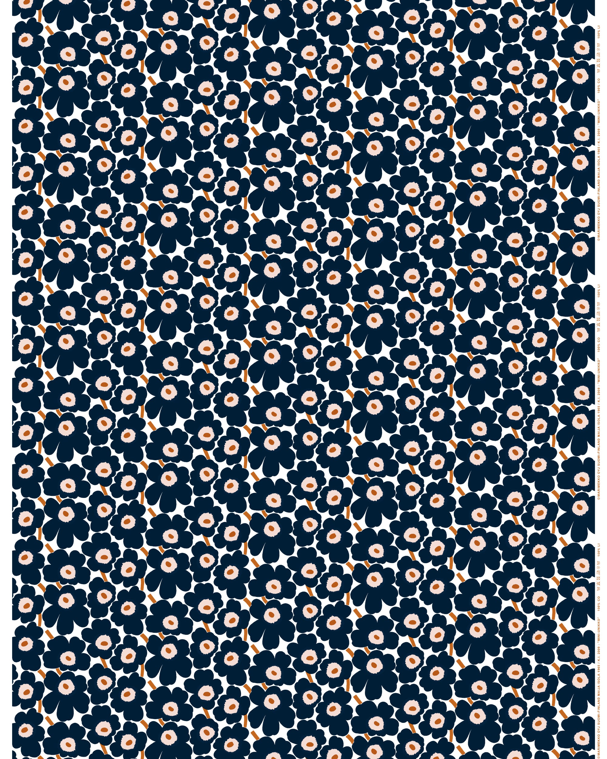 Marimekko - LIMITED EDITION - Mini Unikko - Organic Cotton - Navy