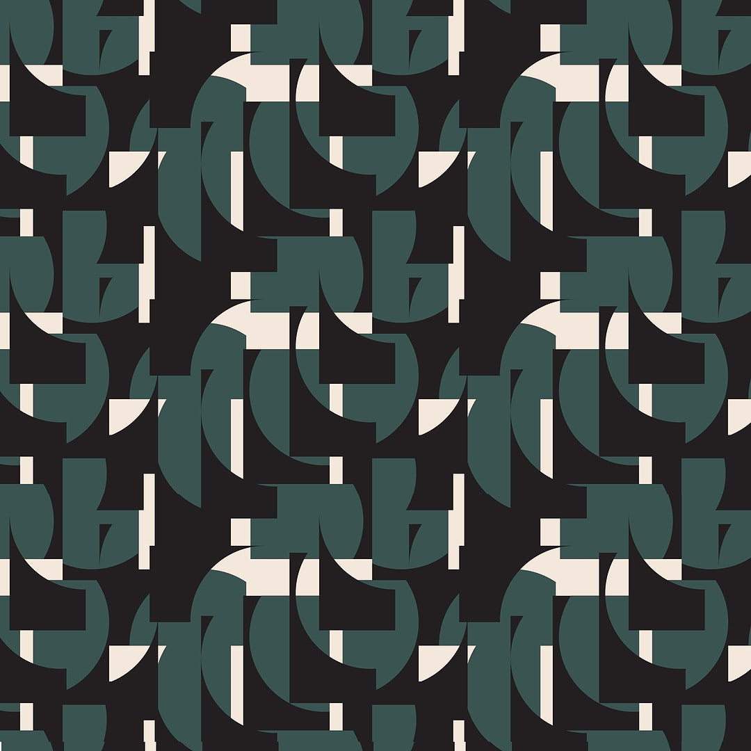 Light & Lush - Viscose Twill - Modernist Mosaic