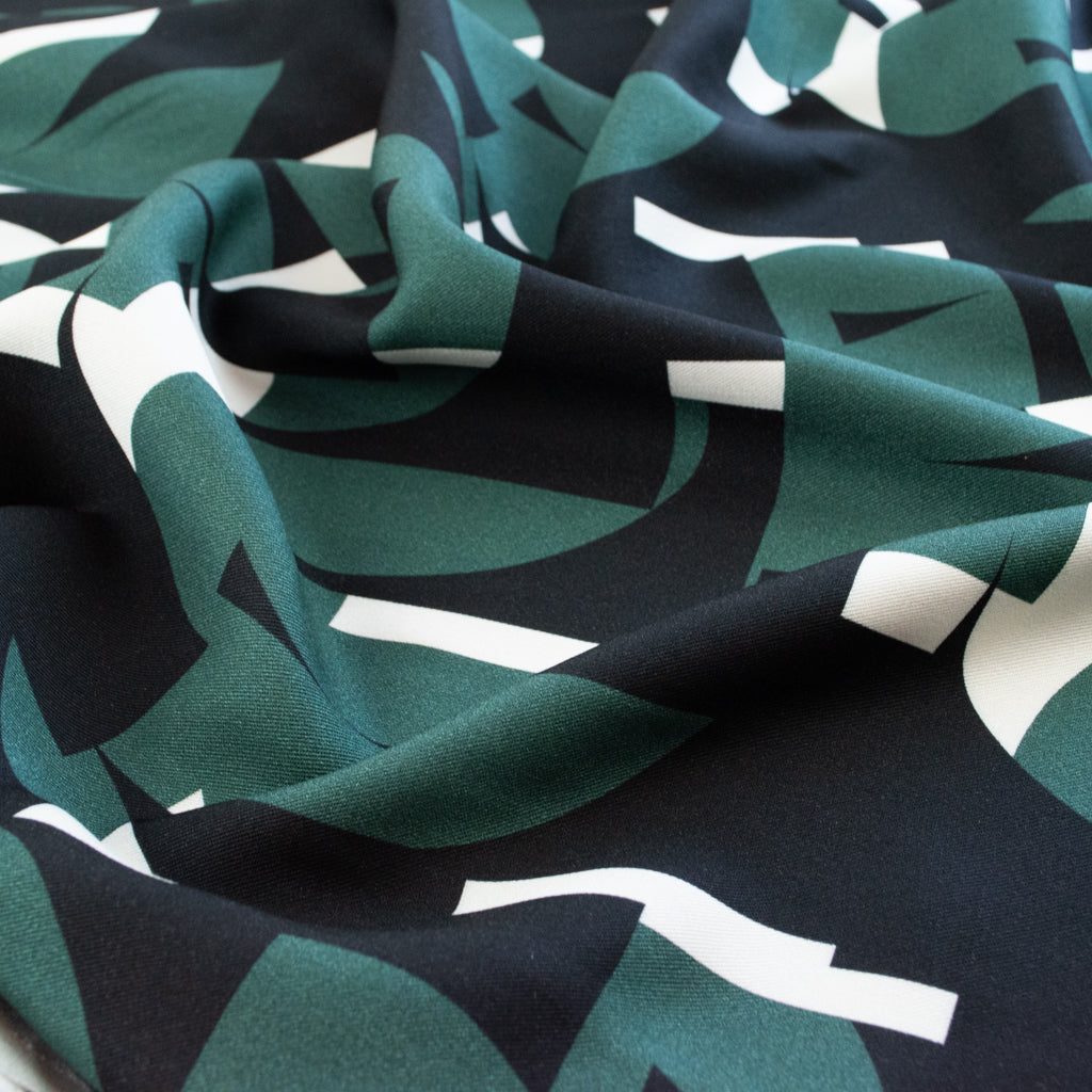 Light & Lush - Viscose Twill - Modernist Mosaic