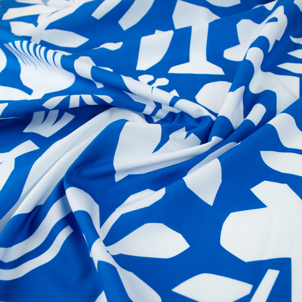 Myriam Van Neste - Cotton Lawn - Blue Collage