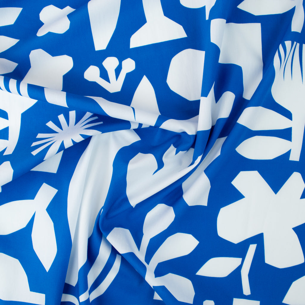 Myriam Van Neste - Cotton Lawn - Blue Collage