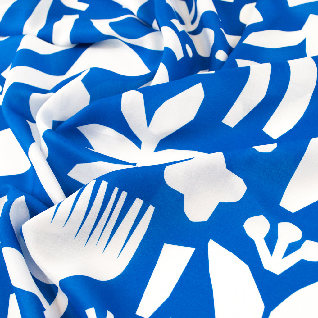 Myriam Van Neste - Rayon Lawn - Blue Collage