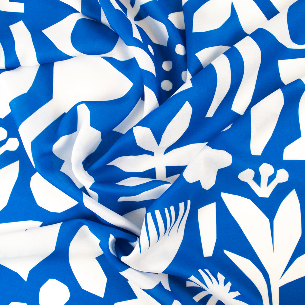 Myriam Van Neste - Rayon Lawn - Blue Collage