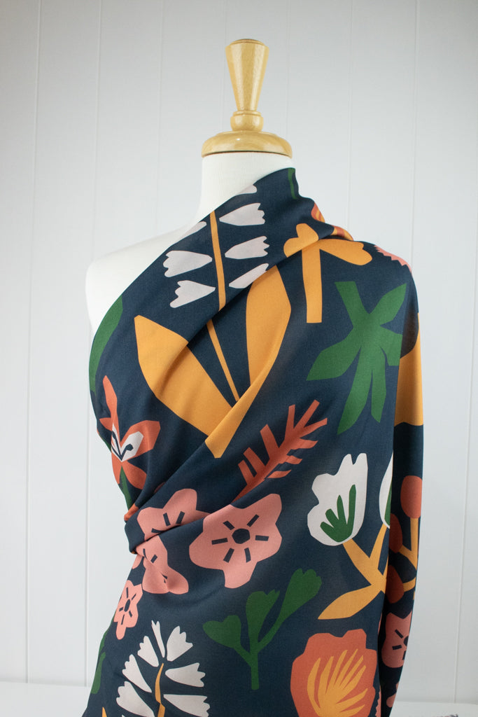 Myriam Van Neste - Rayon Lawn - Pressed Florals