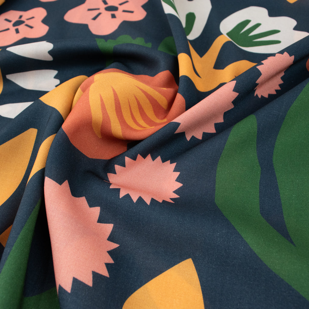 Myriam Van Neste - Rayon Lawn - Pressed Florals