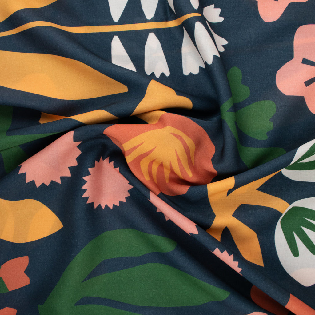 Myriam Van Neste - Rayon Lawn - Pressed Florals