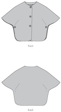 PDF Pattern - Woodland Stroll Cape | Liesl + Co