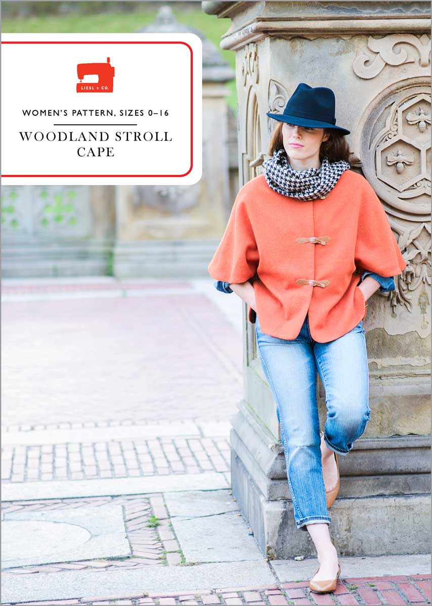 PDF Pattern - Woodland Stroll Cape | Liesl + Co