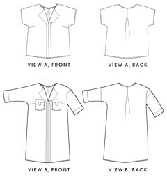 PDF Pattern - Weekend Getaway Blouse + Dress | Liesl + Co