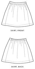 PDF Pattern - Everyday Skirt | Liesl + Co