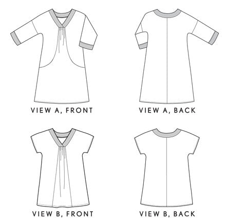PDF Pattern - Cappuccino Dress + Tunic | Liesl + Co