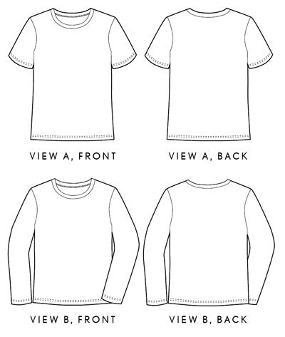 PDF Pattern - Men's Metro T-shirt | Liesl + Co