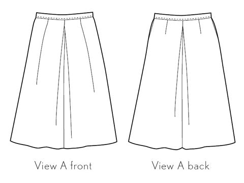 PDF Pattern - Girl Friday Culottes | Liesl + Co