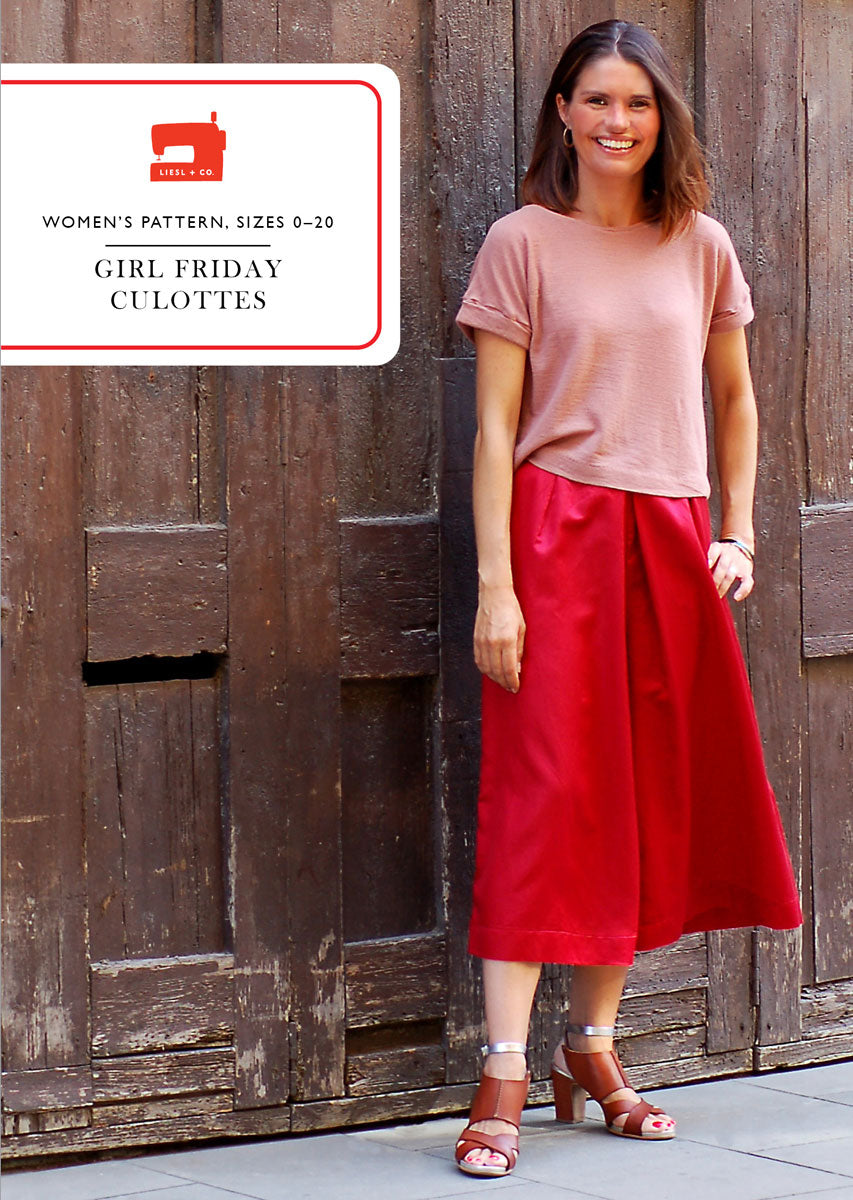 PDF Pattern - Girl Friday Culottes | Liesl + Co