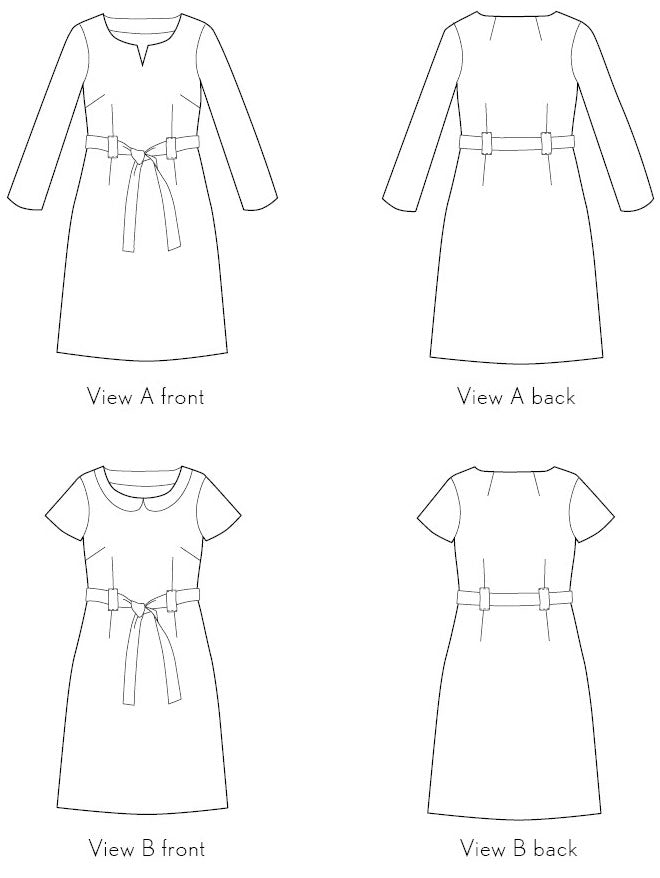 PDF Pattern - Bistro Dress | Liesl + Co